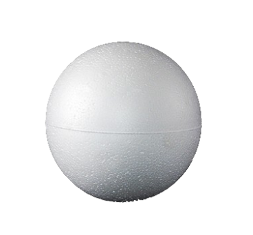 Bola en porexpan en varios tamaños