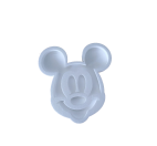 Forma hueca Mickey Mouse en poliestireno