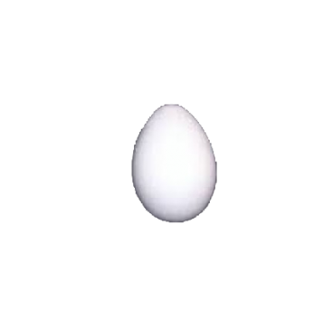 Huevo en porexpan en varios tamaños