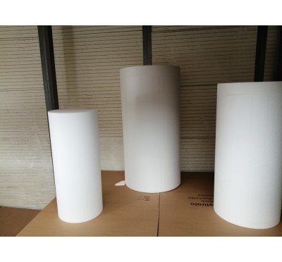 Oramenti in schiuma di polistirolo a forma di cilindro bianco da 10 pezzi  fatti a mano - AliExpress