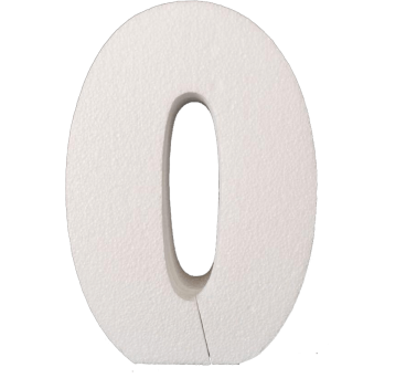 Oversized Polystyrene Numbers