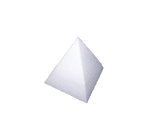 Pirámide en poliestireno