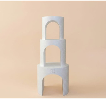 Polystyrene Display Stand with Arched Opening