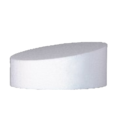 Blanco 10 x 10/5 cm poliestireno Hueso DECORA poliestireno Wonky Forma Chupete para decoración de Pasteles 