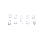 Polystyrene Numbers from 0 to 9