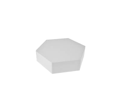 Poliestireno Hexagon ø45 cm hexágono tortendummies Dummy pastel base cristal descansillo 