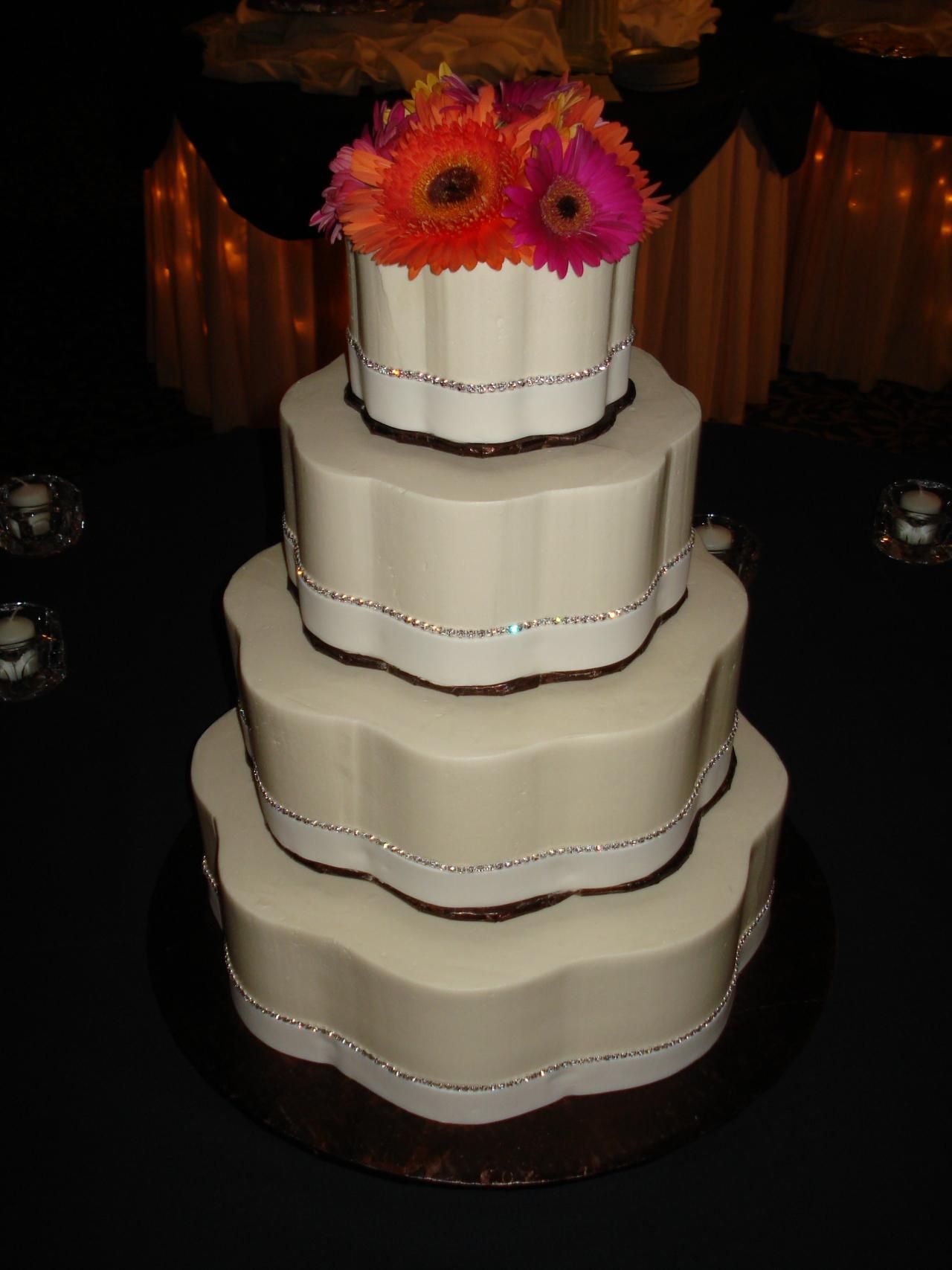 Alzata a fiore in polistirolo per cake design