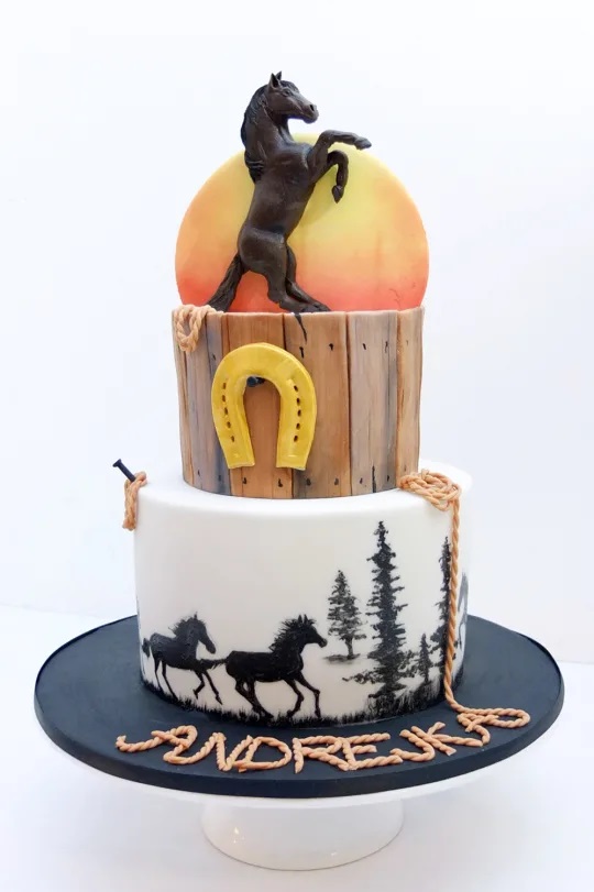 Ferro di Cavallo in polistirolo per decori cake design