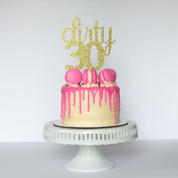 Numero 30 in polistirolo per decori cake design