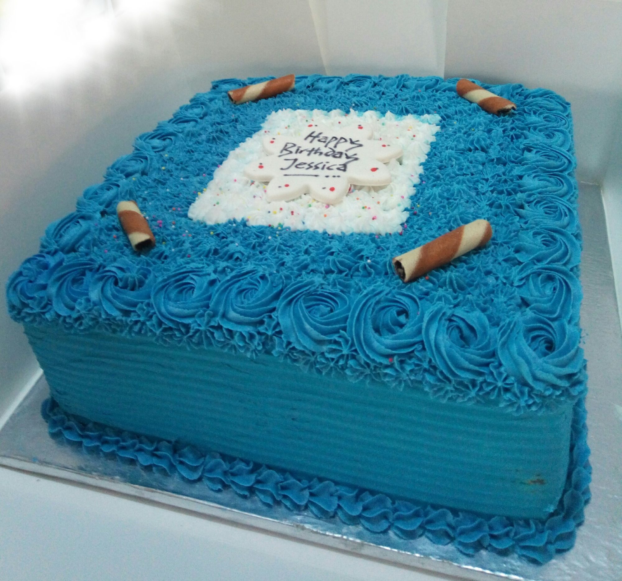 Sottotorta quadrato argentato per decori cake design